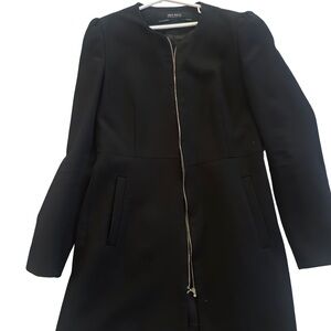 Zara Black Blazer Coat